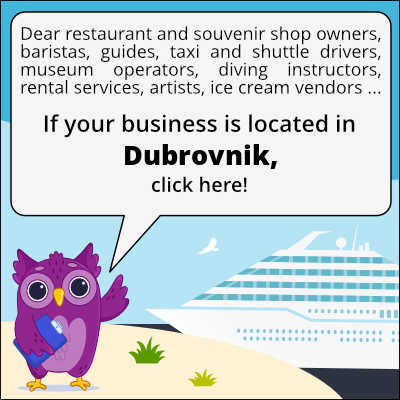 to business owners in Dubrovnik