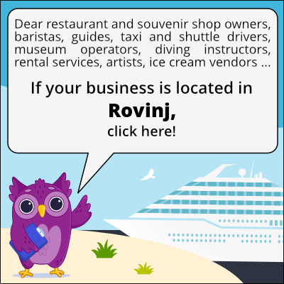 to business owners in Rovinj