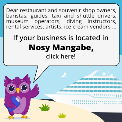 to business owners in Nosy Mangabe