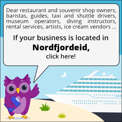 to business owners in Nordfjordeid