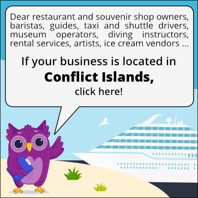 to business owners in Conflict-Inseln