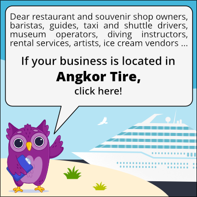 to business owners in Angkor Ban