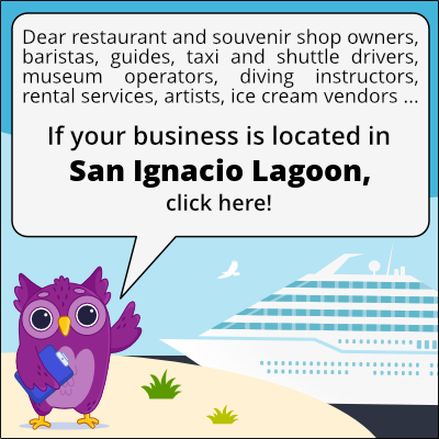 to business owners in San Ignacio Lagoon