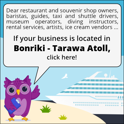 to business owners in Bonriki - Tarawa Atoll