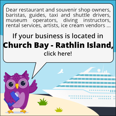 to business owners in Church Bay - Rathlin Island