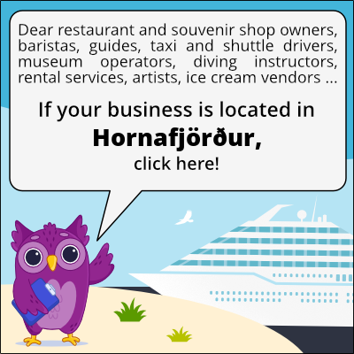 to business owners in Hornafjörður