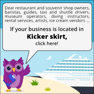 to business owners in Kicker Rock