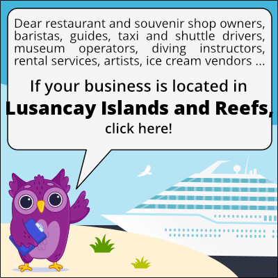 to business owners in Lusancay Islands and Reefs