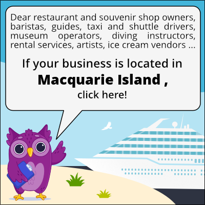 to business owners in Macquarie Island 
