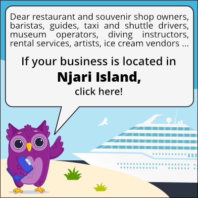 to business owners in Njari Island