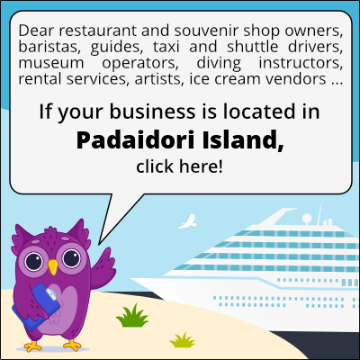 to business owners in Padaidori Island
