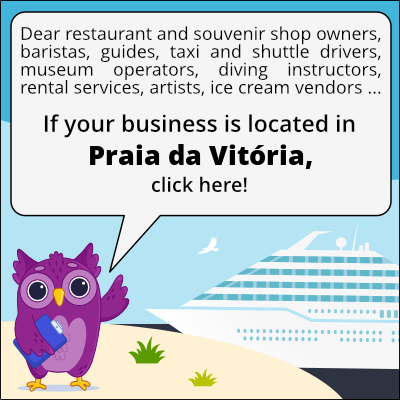 to business owners in Praia da Vitória