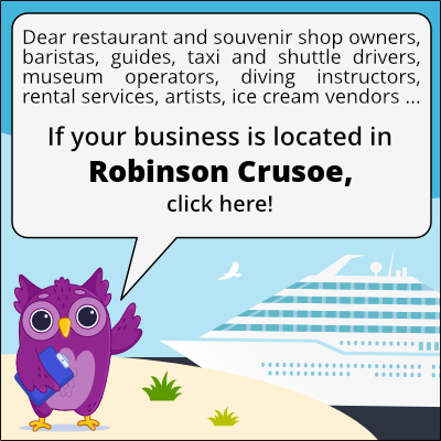 to business owners in Robinsón Crusoe