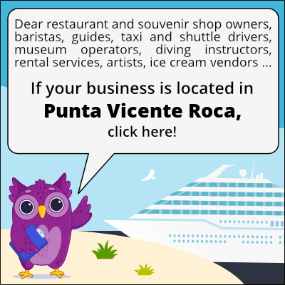 to business owners in Punta Vicente Roca