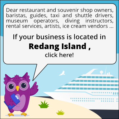 to business owners in Pulau Redang 